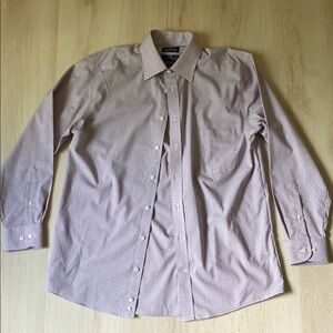 Stafford Pink Dress Shirt Classic Formal Wear